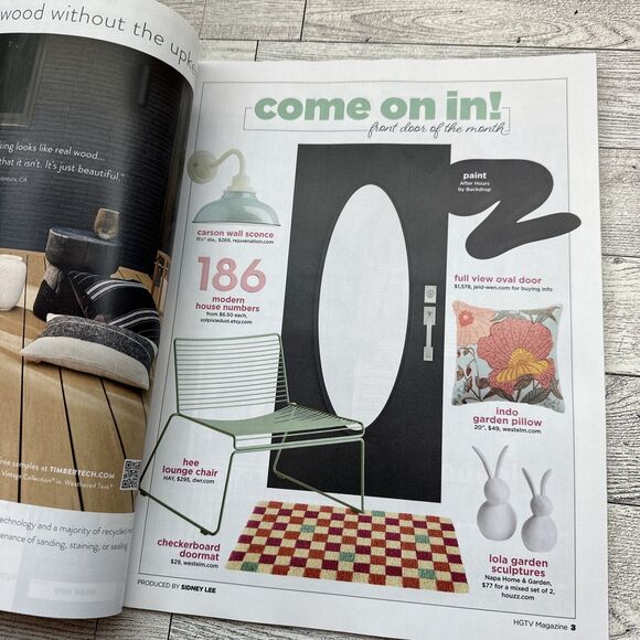 HGTV Magazine March April 2024 Happy At Home 28 Incredible House Brand New - Picture 2 of 10